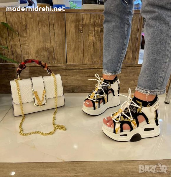 Дамска чанта и сандали Versace код 171, снимка 1