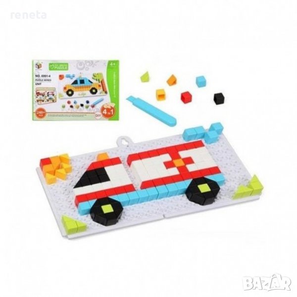 Детска игра, Мозайка, Автомобилите, 248 части, снимка 1