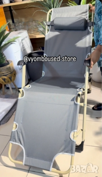 Градински сгъваем шезлонг Muhler, снимка 1