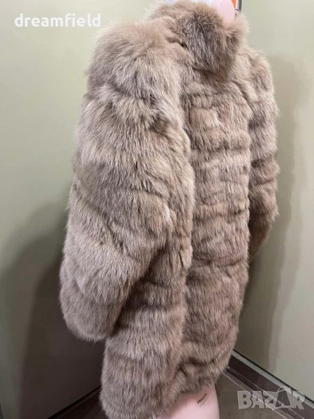 Предпразнична цена-Палто Сребърна лисица, снимка 1