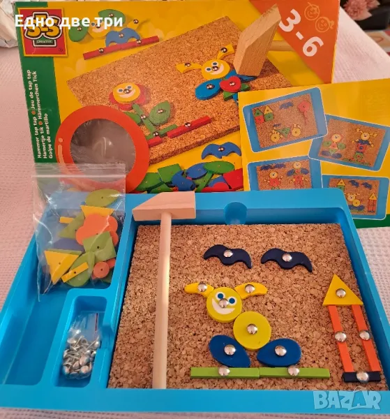 Дървен комплект за игра. , снимка 1