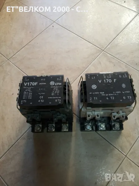 контактори  чехски v 170амп, снимка 1