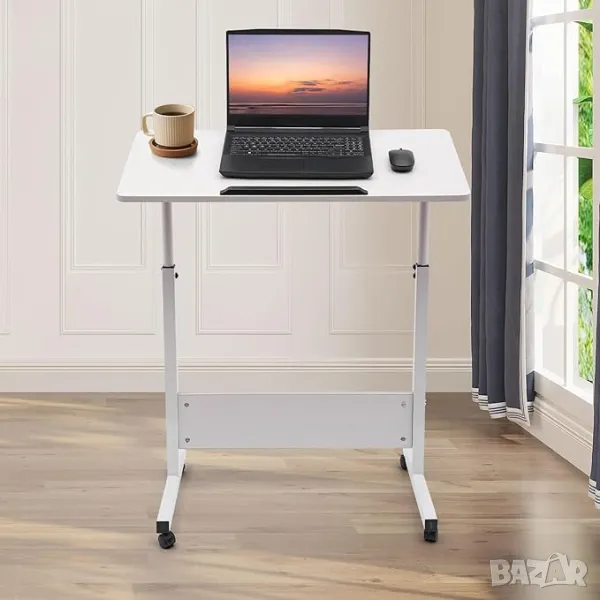 Стоящо бюро с регулируема височина, компютърно повдигаща се маса, снимка 1