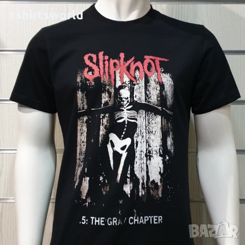 Нова мъжка тениска с дигитален печат на музикалната група SLIPKNOT - The Gray Chapter, снимка 8 - Тениски - 35347840