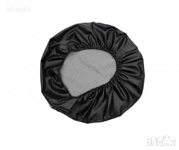 Черен Калъф Еко Кожа Резервна гума на Джип 15" 16" цола, снимка 2 - Аксесоари и консумативи - 33105738
