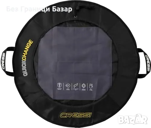 Нова CRESSI постелка за преобличане 70 см – компактна, лека, удобна за плаж