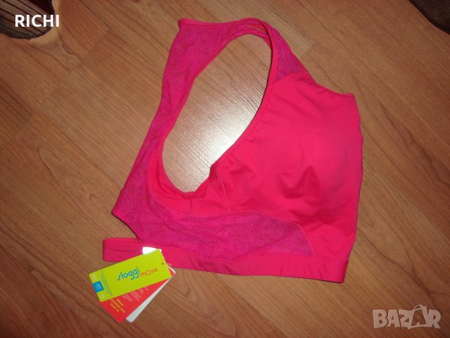 TRIUMPH SLOGGI WOMEN MOVE FLEX LONG TOP-топ/бюстие, снимка 5 - Корсети, бюстиета, топове - 33187193