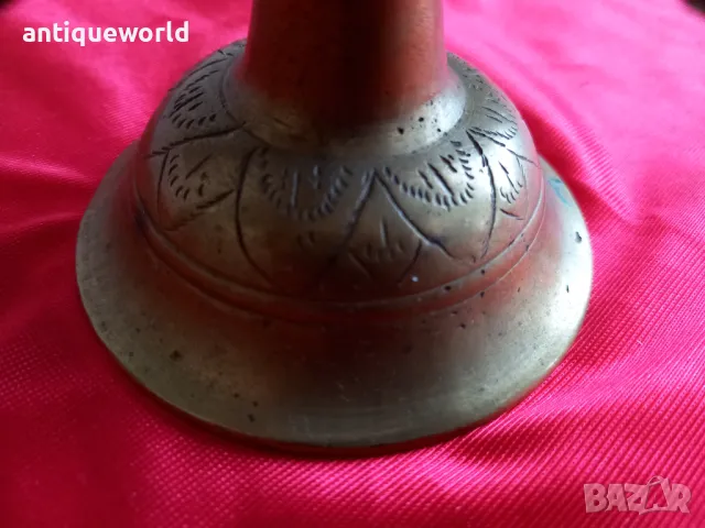 Рядка Стара Будистка Храмова Маслена Лампа, снимка 6 - Антикварни и старинни предмети - 48048578