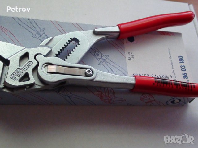 KNIPEX 86 03 180 - PROFI Многофункционални Клещи Ключ 180 mm, НОВИ, внос Germany, снимка 9 - Клещи - 25426003