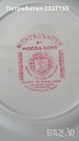 Английски  порцелан чиния, снимка 3 - Колекции - 26627205