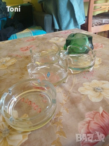 5 пепелника чисто нови стъклени , снимка 3 - Антикварни и старинни предмети - 53495724