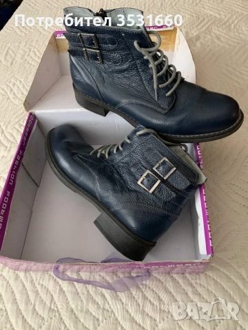 Дамски боти от естествена кожа