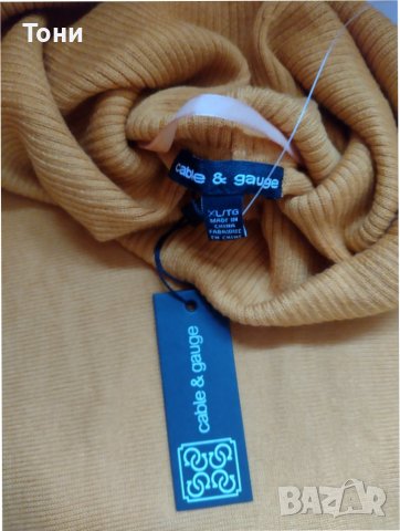 Блуза тип пончо cable & gauge , снимка 5 - Блузи с дълъг ръкав и пуловери - 39592818