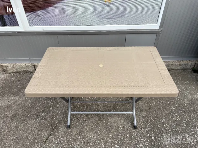 Маса градинска сгъваема 120х70см, снимка 10 - Градински мебели, декорация  - 44929095