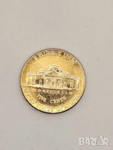 5 US цента златна вана, снимка 2 - Нумизматика и бонистика - 49582086
