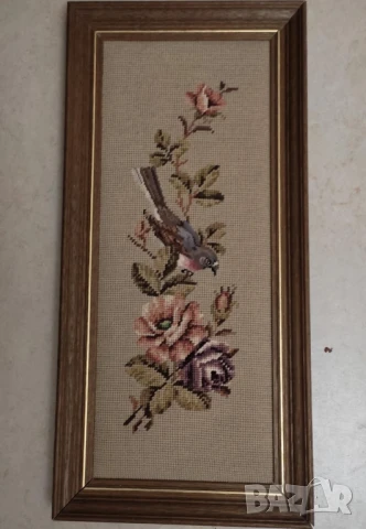 Красив гоблен* Рамка от дърво*