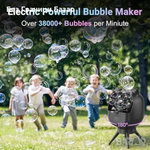 Нова Ротационна машина за балончета, 2 скорости, 38 000+ на минута, снимка 4 - Други - 49278587