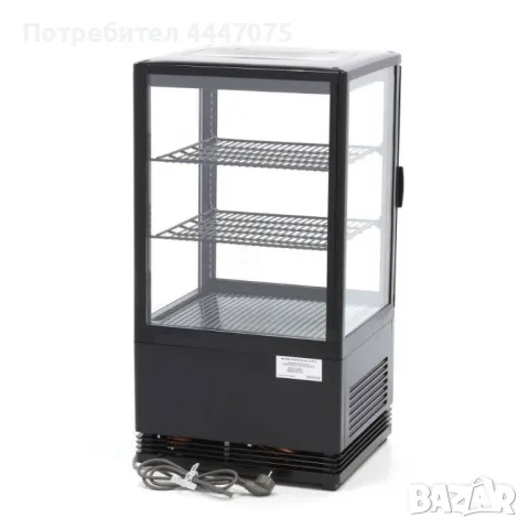 Сладкарска витрина 0,18 kW – компактна витрина за десерти и изделия с професионално охлаждане, снимка 3 - Витрини - 50082733