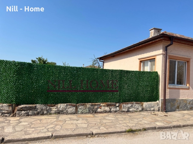 Поцинкована мрежа с декорация ( ИЗКУСТВЕНА ТРЕВА ) 4 мм. Тел / 40 мм. Око, снимка 8 - Огради и мрежи - 52303156