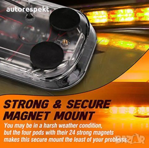 Сигнална лампа подходяща за камиони, трактори, пътна помощ, платформи и едрогабаритни машини., снимка 2 - Аксесоари и консумативи - 43716071