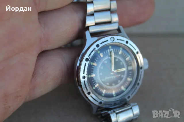 СССР мъжки часовник  ''Восток командирски'' автоматичен, снимка 3 - Мъжки - 50084988