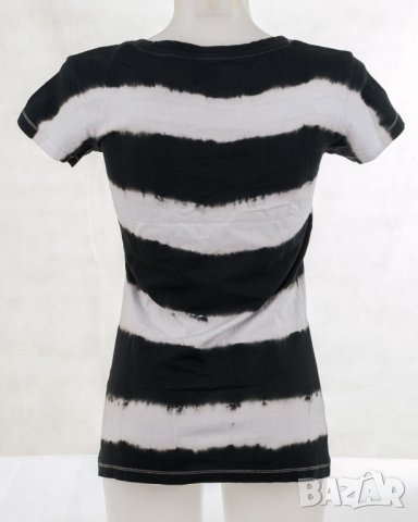 Дамска тениска от памук в черно и бежово Urban Classics - M, снимка 3 - Тениски - 43101528