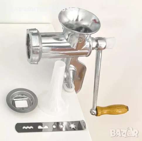Мултифункционална ръчна мелница – за месо, колбаси и бисквити, снимка 4 - Месомелачки - 48861754