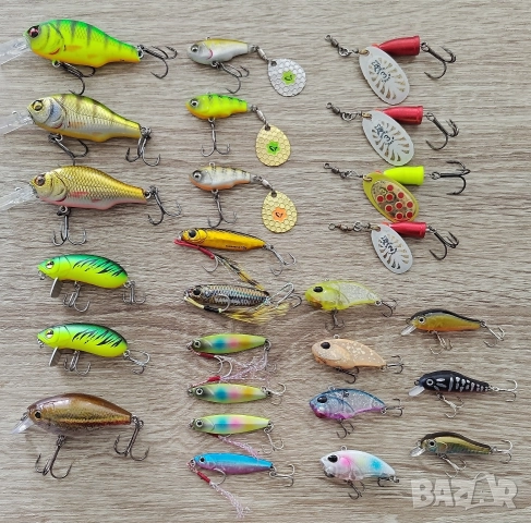 Воблери Спинери Джигове Блесни Вайбове 4 до 15Е за брой