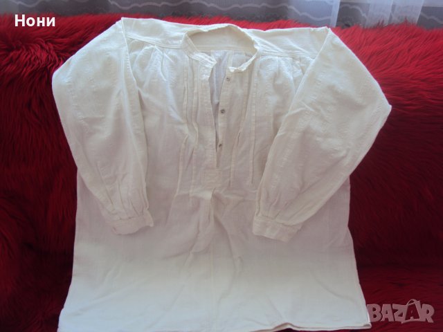 Автентична риза от кенар ръчно шита за народна носия. Унисекс., снимка 2 - Ризи - 37409162