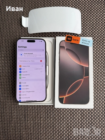 НОВ! 256•iPhone 16 Pro max*ЛИЗИНГ 80лв/м айфон 16 про макс 256, снимка 6 - Apple iPhone - 51543350