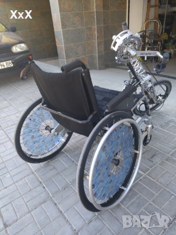 Ръчен велосипед за трудно подвижни хора, снимка 7 - Инвалидни колички - 36679895