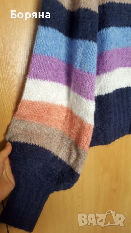 НАМАЛЕН - Dua Lipa & Pepe Jeans нов с етикет пуловер, снимка 7 - Блузи с дълъг ръкав и пуловери - 40312475