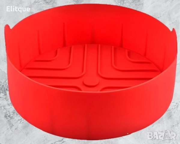 Съд силиконов за AirFryer Rosberg R51980RS, 18.8x5.5см., Червен, снимка 6 - Други стоки за дома - 52889155