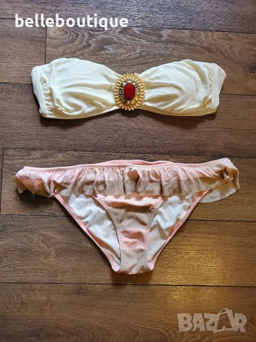 Страхотен бански с брошка Victoria Secret, размер S, снимка 6 - Бански костюми - 37339210