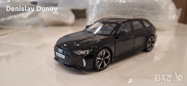 Ауди Audi RS6 1:32 отваряеми врати, капак, светещи фарове и стопове, снимка 11 - Коли, камиони, мотори, писти - 51210470
