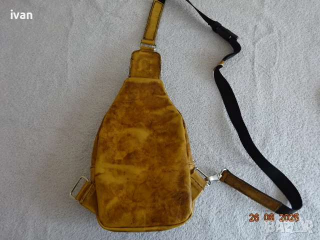 мъжка чанта /през рамо/ ръчна изработка, снимка 7 - Чанти - 51596482