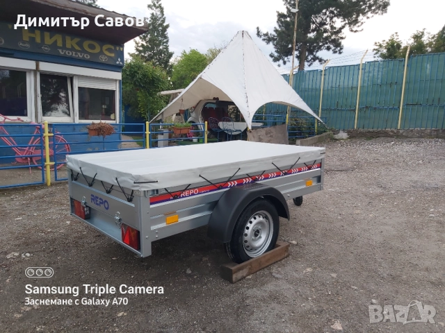 Туристическо ремарке REPO RPP с плосък брезент, снимка 4 - Ремаркета - 52116685