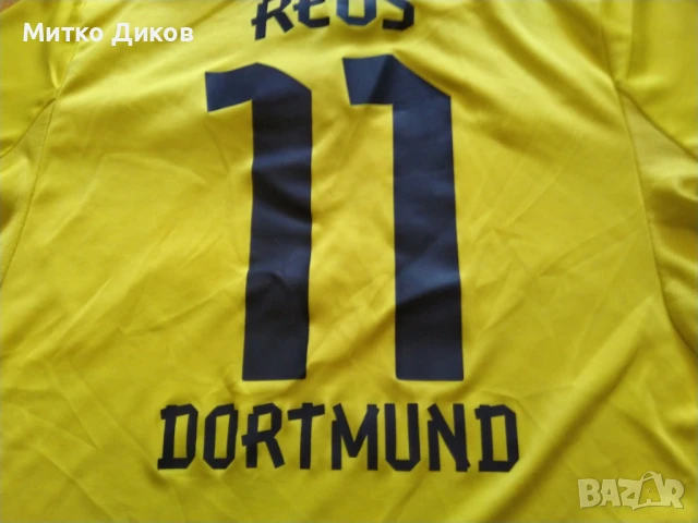 Борусия Дортмунд футболна тениска Пума №11 Марко Ройс размер ХЛ юноши 164 см, снимка 9 - Футбол - 50551528