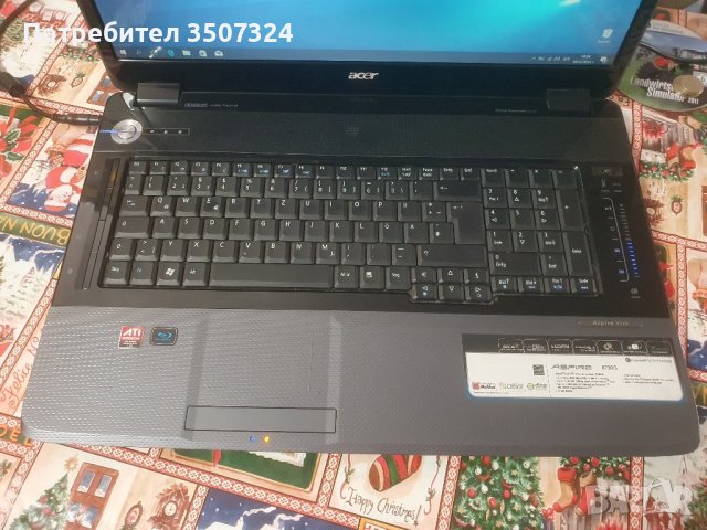 Лаптоп Acer 8730G/ 18,4", снимка 11 - Лаптопи за дома - 43462898