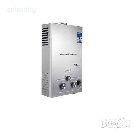 ANIMABG Външен бойлер от неръждаема стомана, LPG пропан газ моментално затопляне, 10 литра, снимка 11 - Друга електроника - 43839755