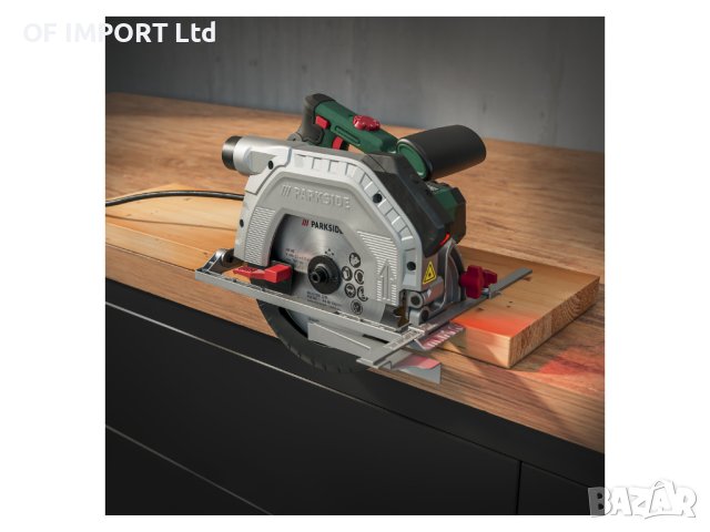 Електрически Ръчен Циркуляр PARKSIDE PHKS 1350 D3 1350W, снимка 8 - Други инструменти - 43725926