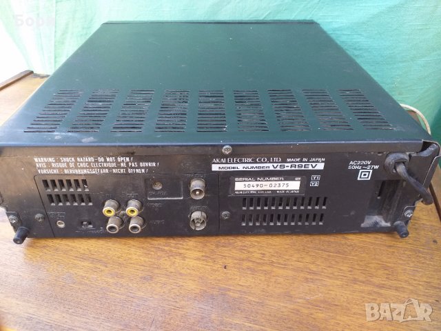 Видео Akai VS-R9EV, снимка 5 - Плейъри, домашно кино, прожектори - 28642085