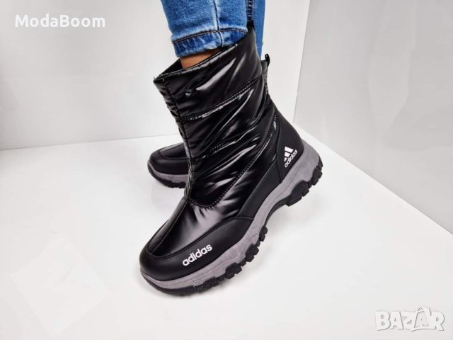 ✨✔️Adidas дамски черни качествени зимни боти✔️✨