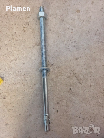 Сегментен анкер за бетон M12x250, снимка 2 - Железария - 52875310