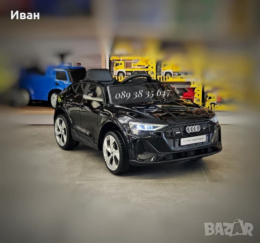 ТОП ЦЕНА!НОВО!Акумулаторен джип Audi Sportback с 12V,меки гуми,МЕТАЛИК
