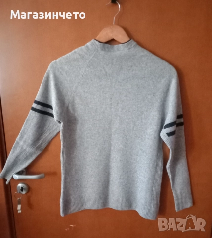 Вълнен пуловер (80% вълна) DINO, размер 158-164, снимка 2 - Детски пуловери и жилетки - 52463133