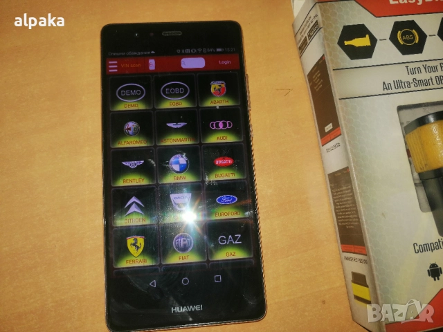 Продавам автомобилен скенер Launch Easydiag2 + GSM Huawei Leika, снимка 5 - Аксесоари и консумативи - 52484682