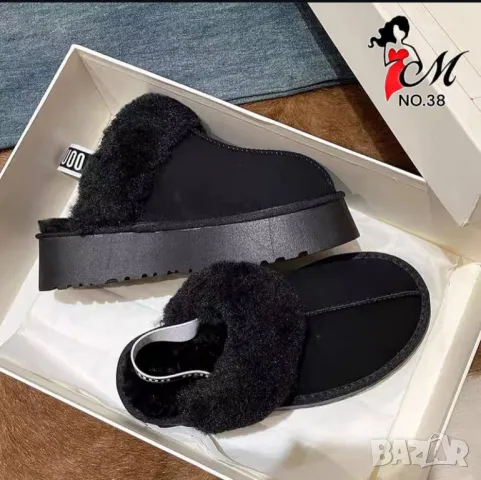 дамски пухени чехли UGG , снимка 5 - Чехли - 48254776