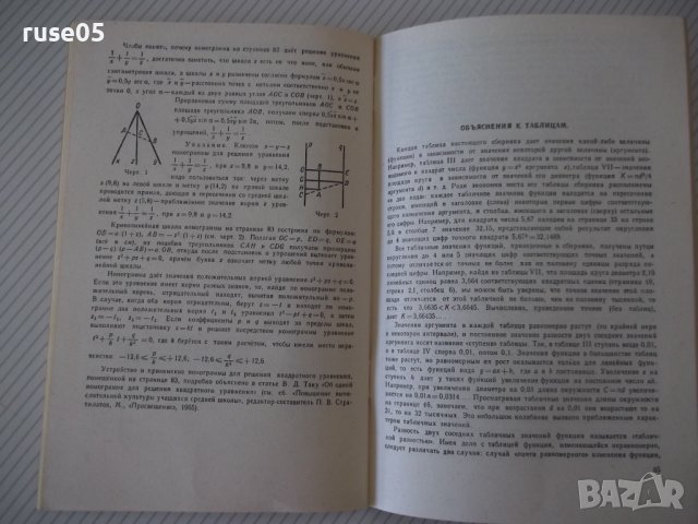 Книга "Четырехзначные математические таблицы-В.Брадис"-96стр, снимка 8 - Учебници, учебни тетрадки - 40696124