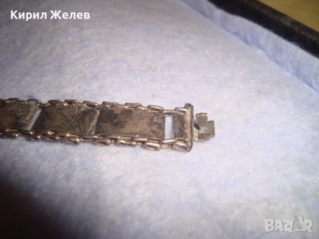 СТАРИННА РЪЧНО ФЛОРАЛНО ОРНАМЕНТИРАНА СРЕБЪРНА ГРИВНА УНИКАТ АНГЛИЯ - ЛИПСВА 1-та ЗАКОПЧАЛКА! 27314, снимка 11 - Антикварни и старинни предмети - 36827924